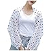 Yowablo Protection de Douille Longue de Costume de Soleil de Mousseline de Soie de Femmes pour l'équitation extérieure de Dessus de Blouse Femmes Hauts Occasionnels