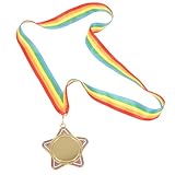 medalla estrella de bronce Medallas de metal para : hechas de metal, ligeras y suaves, seguras y duraderas, y medallas de ganador