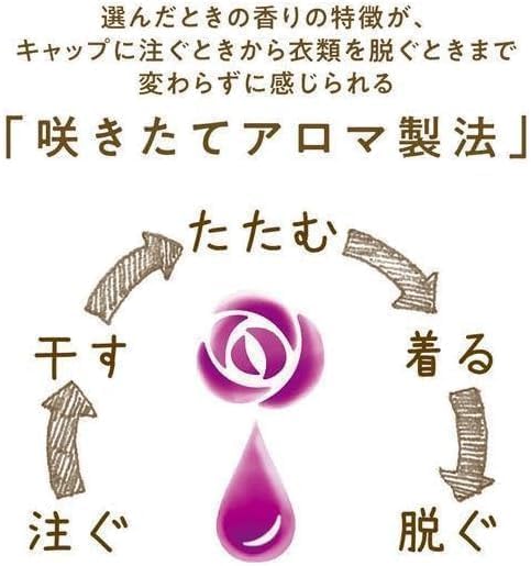 【ケース売り】ソフラン アロマリッチ エリー ナチュラルブーケアロマの香り柔軟剤 本体 480ml 16本 インボイス対応可