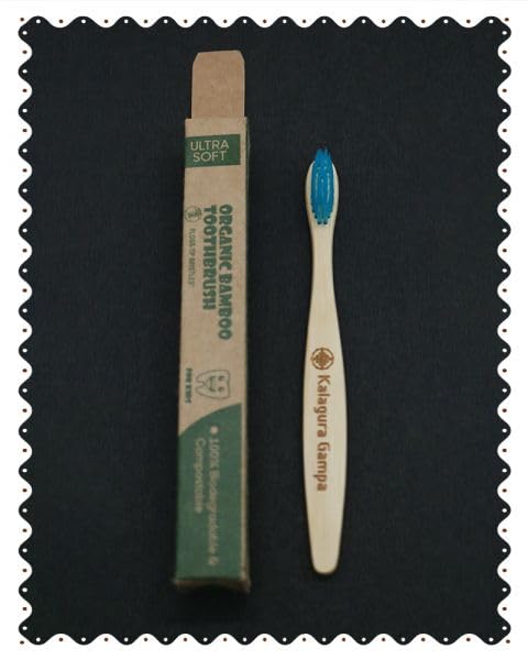 Kalagura Gampa Baby Bamboo Tooth Brush - Bamboo Fiber Bristles Blue (1 Pc)-image-21