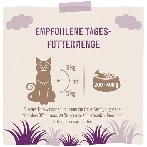 MjAMjAM - Premium Nassfutter für Katzen - Purer Fleischgenuss - leckeres Wildschwein pur, 6er Pack (6x400g), getreidefrei