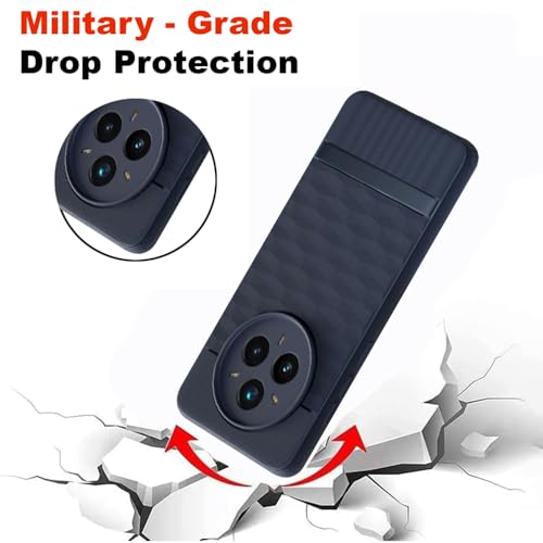 Image of Shockproof Case for Realme 14 Pro 5G | Full Camera Protection | TPU Flexible Back Cover for Realme 14 Pro 5G (Steel Blue)