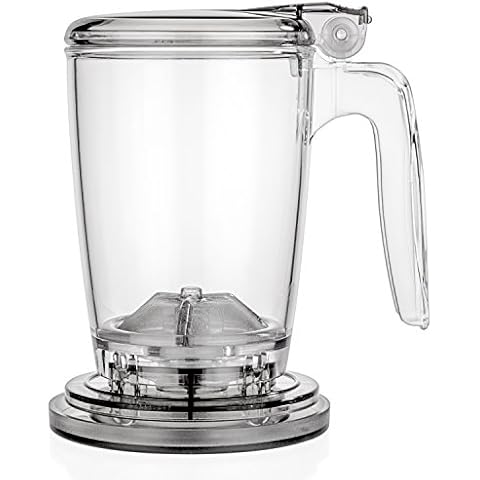 Tealyra - rapidTEA MAKER - 16-ounce - Loose Tea Teapot Infuser - Best Tea Maker Makes a Perfect Cup of Leaf Tea - Bottom Dispensing Teapot - Dripping Free Guarantee - 500ml Cover