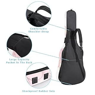 Hondank Housse pour guitare acoustique – Motif requin bleu – Avec titre – Rembourrage de 1 cm d’épaisseur – Étanche… - Les Beatles, Paul McCartney, John Lennon, RIngo Starr, George Harrison Hondank Housse pour guitare acoustique - Motif requin bleu - Avec titre - Rembourrage de 1 cm d'épaisseur - Étanche… – Image 3
