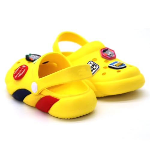 Image of SVAAR x Tom & Jerry Slingback Clog Shoes for Boys & Girls || Indoor & Outdoor Sandals Clogs for Kids with 6 Tom & Jerry Charms