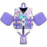 Gogokids Kinder Schwimmweste Schwimmärmel, Kleinkind Jacken-Stil Schwimm-Auftrieb Schwimmhilfe mit Verstellbaren Gurten Kinder Schwimmweste für 2-6 Jahre / 15-30 KG