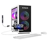 HP OMEN 35L AI Gaming Desktop PC (AMD Ryzen 7 8700F, GeForce RTX 5070 12GB GDDR7, 32GB DDR5, 1TB PCIe SSD + 3TB HDD, RGB Fans, 850W PSU, WiFi 6, Win 11 Home) w/DKZ USB Port Expander