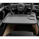 Raatel 車内テーブル 運転席用 ハンドル テーブル 車 運転手 運転席 ハンドル テーブル 車載テーブル 食事 仕事 パソコン