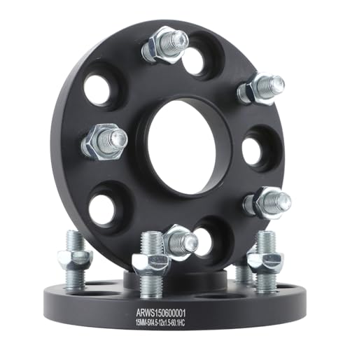 Readair 5x4.5,15mm 5 Lug Hub Centric Wheel Spacers Compatible with RAV4,Camry,Highlander,Sienna,RX350,ES350,Venza,Avalon,ES330,Prius V,Wheel Spacers Includes M12x1.5 Studs 60.1mm Hub Bore,2pcs