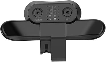 Hsthe Sea Controller Paddel, hintere Paddles für PS4 Gamepad-Controller, 10 Tastenbelegungen, Befestigung der hinteren Tasten