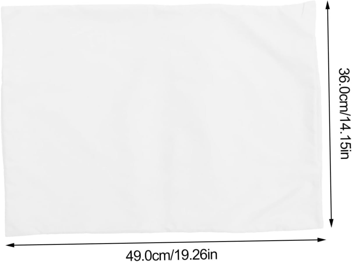 Mikinona 2pcs Boy Girl Pillowcase Small Pillow Cover for Boys and Girls Travel Pillow Case Envelope Closure Cases White