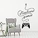 Stickers muraux Design personnalisé autocollants Hardcore Gamers jeu manette adolescent enfants chambre autocollants jeux d'ordinateur 28 * 42Cm