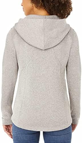 Manteau femme d'hiver en laine bleue à Capuche pointue - France