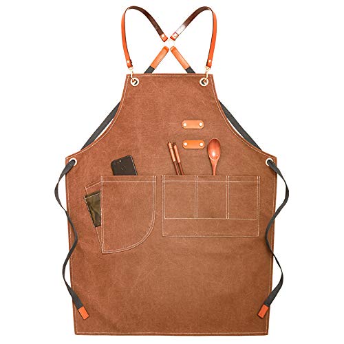 Sizwea Delantal Barista Cocina Hogar Peluquería Peluquería Ropa de trabajo para hombres y mujeres Floristería Cover