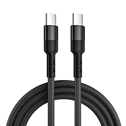 USB C to USB C Cable 65W for Pixel 3a Charging Cable,3.3FT Type C to C Cable Fast Charge Cord for iPad Air 4 MacBook Air/Pro 13'' Pixel 5 4a 4XL 3XL Galaxy S21 Plus Note 20 Ultra S20 FE (3.3ft 65W)