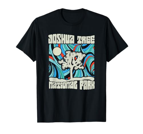 Joshua Tree National Park Retro Psychedelic 60s T-Shirt