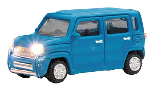 KATO Jauge N voiture miniature SUV bleu 24-683C avec éclairage pour maquette