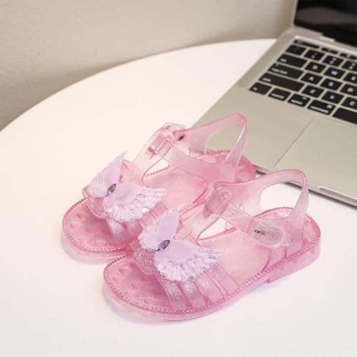 IWIHMIV Beach Sandals for Girls Open Toe Girls' Mary Jane Sandals Lightweight Casual Summer Flat Non Slip Shoes3