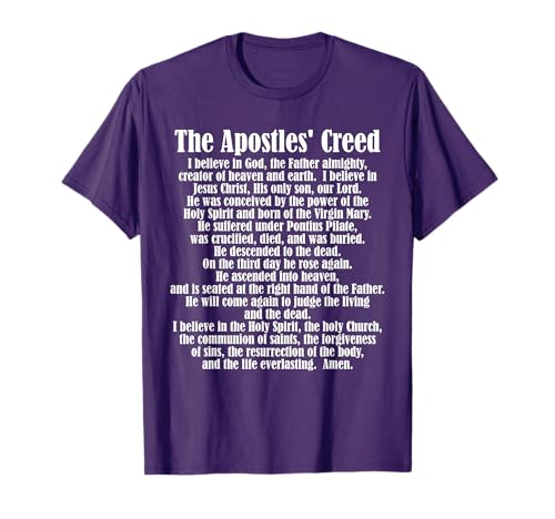 Apostles Creed Christian Catholic Faith Believer Pray Jesus T-Shirt
