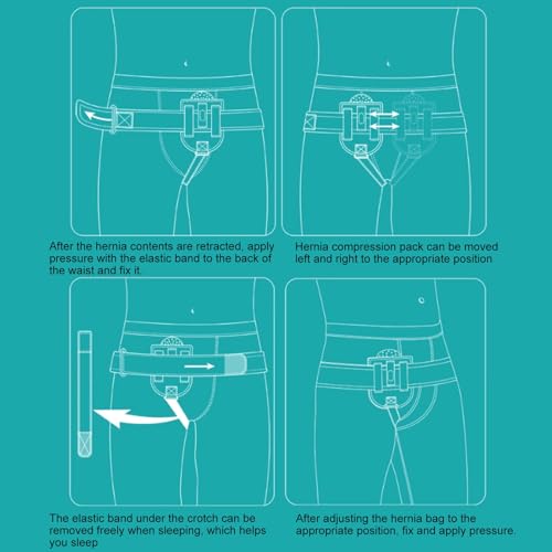 Faja para Hernia Inguinal para Hombre Ajustable miniatura 7