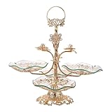 Plateau de service à pâtisserie : il est fabriqué en [matériau manquant], un matériau léger et résistant, idéal pour présenter des fruits et des desserts