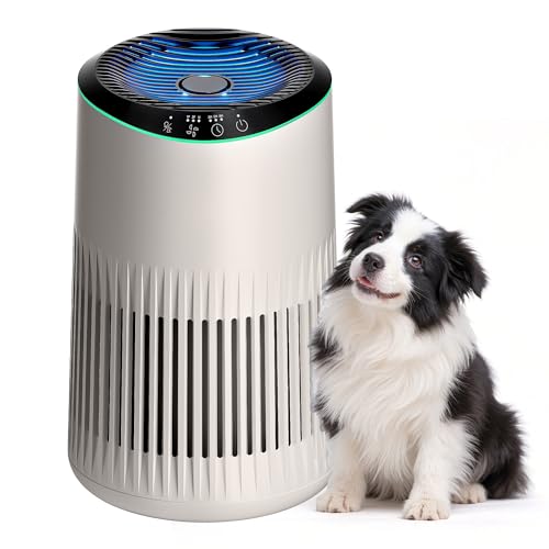 Operan Luftreiniger Allergiker für Zuhause Schlafzimmer Büro, HEPA Luftfilter Raucherzimmer für Rauch Haustier Schuppen Gerüche bis zu 0,3 µm, Matte White Operan Luftreiniger Allergiker für Zuhause Schlafzimmer Büro, HEPA Luftfilter Raucherzimmer für Rauch Haustier Schuppen Gerüche bis zu 0,3 µm, Matte White
