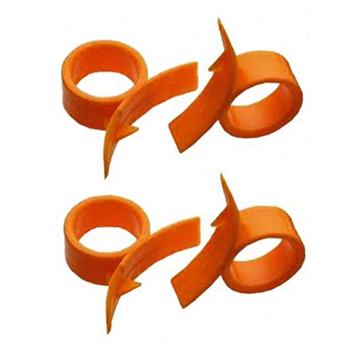 Anillo Peladoras 4pcs Domésticos De Cocina Redondo Anaranjado Pelador Pelador De Pomelo Cover