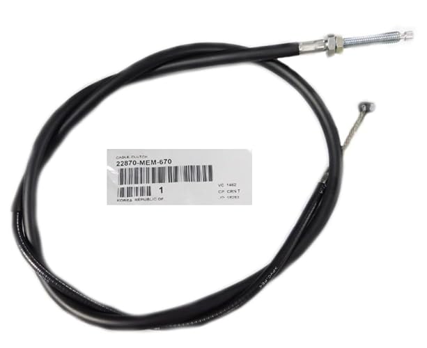 OEM Clutch Cable 22870-MEM-670 Compatible with Honda VTX1300C VTX 1300 C Genuine Clutch Cable