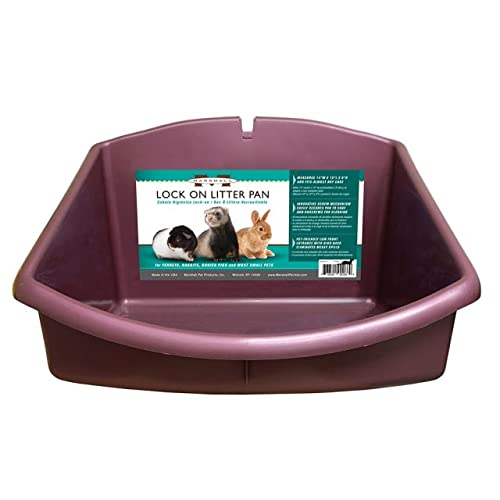 Marshall Ferret Lock-On Litter Pan 14" L x 14" W x 9" H - Pack of 2