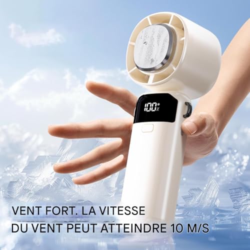 Ventilateur de poche compact léger contre la chaleur en déplacement - 3