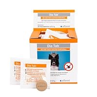 alfavet Dia Tab, 20 x 5,5g, Diät-Ergänzungsfuttermittel für Hunde und Katzen, Kautablette gegen Durchfall