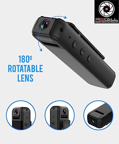 Recall Personal Body Camera Mini Pen 1080P HD BodyCam Small Pocket Body Camera with Audio and 16GB or 32GB Micro SD Card… (Recall ONE WIFI 64GB) - Image 2