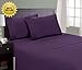 HC Collection Bed Sheet & Pillowcase Set HOTEL LUXURY 1800 Series Egyptian Quality Bedding Collection! Deep Pocket, Wrinkle & Fade Resistant,Luxurious,Comfortable,Extremely Durable(King, Eggplant)
