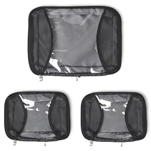 Baggallini Compression Cube 3-piece set – Lightweight Compression Packing Cubes for Travel