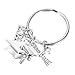Amosfun 2022 Abschluss Keychain Grad Souvenir Keyringe Graduation Zertifikat Scrollschlüssel Anhänger Bachelor Hut Charms Graduation Geschenke für Geldbörse Tasche Dekoration
