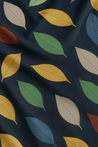 Image of Premium Cotton Elastic Fitted Bedsheets with 1 Pillow Covers |Floral Printed Single Bed Elastic 220 TC Supersoft Breathable & Wrinklefree | for 72x36+6 Inches, Floral Dark Blue
