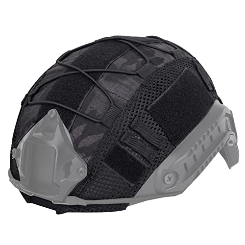 Helmet Cover For Fast Helmet Tactical Helmet Cover For Paintball Airsoft, 500D Nylon,Black #TOP1