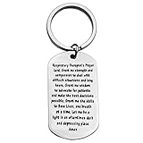 Respiratory Therapist Keychain Respiratory therapist’s Prayer Dog Tag Respiratory Therapy Gifts...