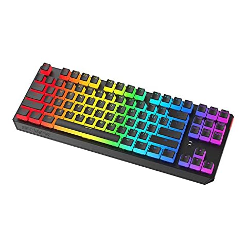 SPC Gear GK630K Turnier Kailh Blue RGB Pudding Edition USB Tastatur Englisch QWERTY Schwarz Cover
