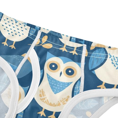 KLL Owl Bluoddler Boys' Cotton Athletic Underwear Breathable Children Panties4