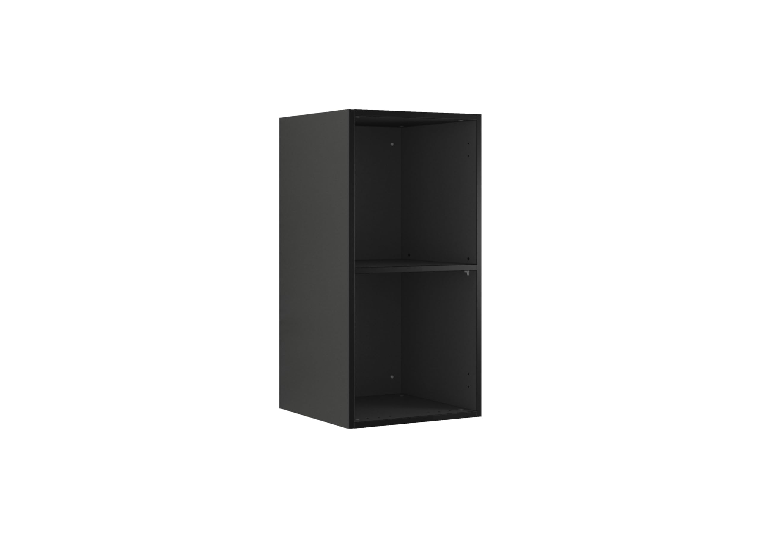 BMG Möbel Wohnzimmer Wohnwand Set 7-teilig MDF Softclose Anthrazit Matt