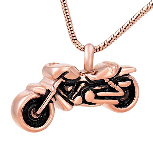 Urnes crémation de moto pour cendres XJBTBA souvenir rose en acier