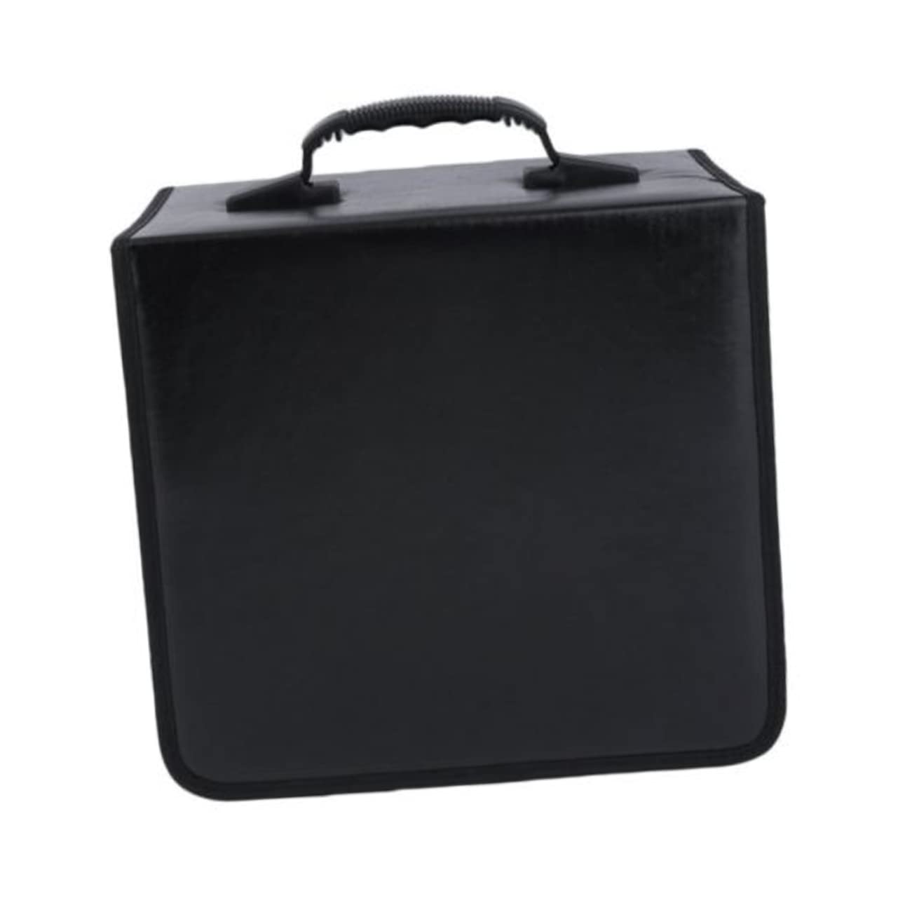 MUCKLILY Disc Portable CD Wallet Holder Bag Case Organizer Capacity Media Storage Box for Dvds Convenient Travel Black