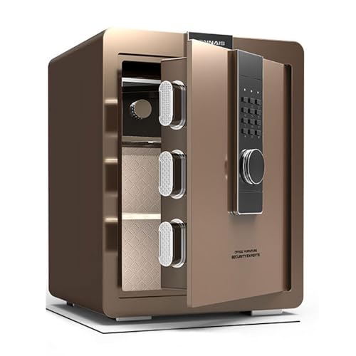 SAFEHome Safe Cofre Eletrônico Cofre Digital Cofre Cofre de Dinheiro Caixa de Segurança de Aço, Cofre de Chave Montado na Parede Prateleira Interna Removível com Armário Interno Para Escritório Casa