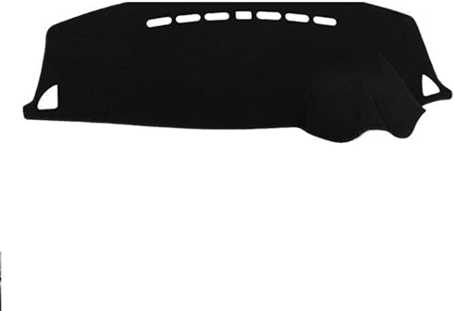 Dash Cover Mat Dashboard Cover for Mitsubishi Lancer EX 2008-2017 Sunshade Anti Glare Pad Carpet Interior Accessories, Red Edge