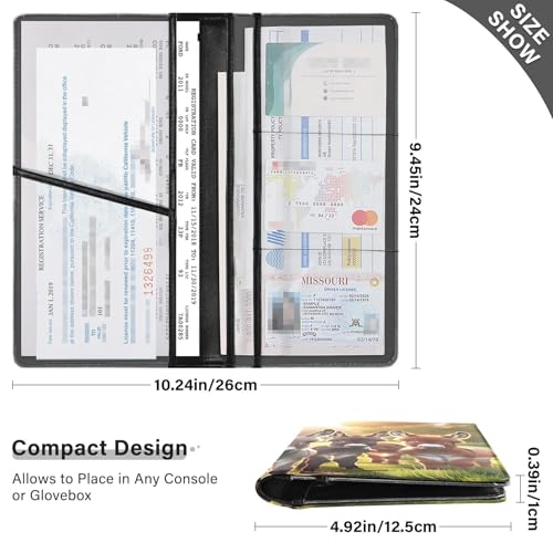 Organizador para Documentos de Cuero Slim miniatura 3