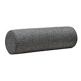 Tinbolunce 24x6Round Neck Roll Pillow Cervical Support Pillows -Washable Cover - Memory Foam Cylinde