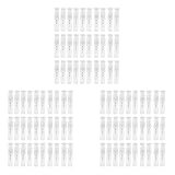 90Pcs Clear 2Ml Atomizer Plastic Disposable Perfume Empty Sample for Travel