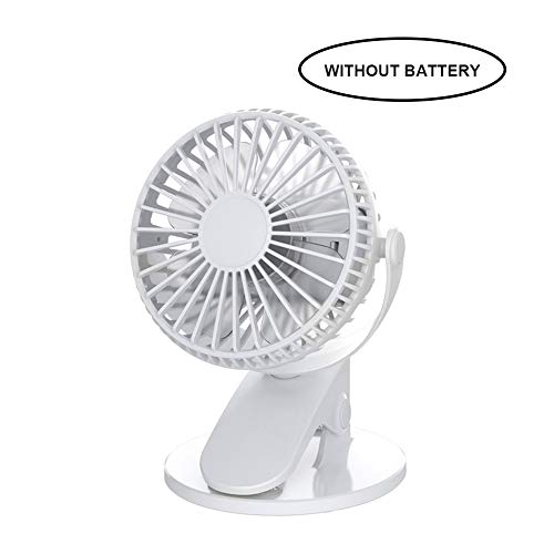 Qianren Mini-Lüfter mit wiederaufladbarem Clip 360 ° -Drehclip Desktop-Lüfter Handheld-USB-Stromversorgung für das Büro oder zu Hause