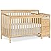 Dream On Me 5 in 1 Brody Convertible Crib with Changer, Natural
